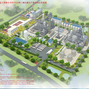 鶴壁昌業(yè)化工有限公司二硫化碳生產建設項目效果圖